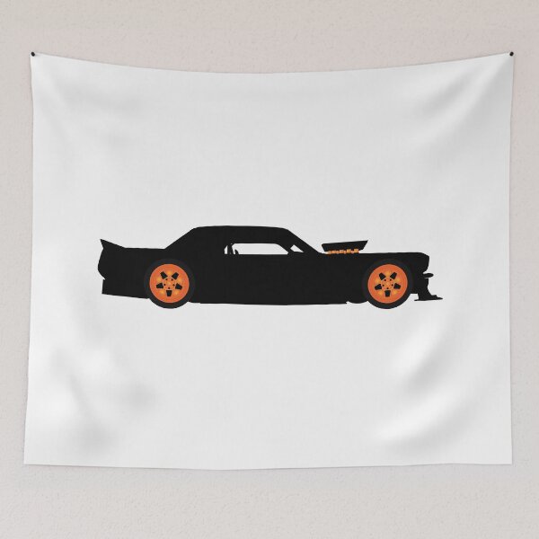 Item preview, Ken Block Rally and Rallycross Driver Drift Car 1965 Ford Mustang Hoonicorn RTR Hot Rod graphic illustration  designed and sold by Marcin Adrian.