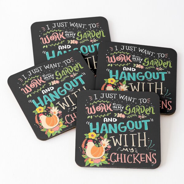 Item preview, I Just Want To Work In My Garden And Hangout With My Chickens designed and sold by Louay Oudi.