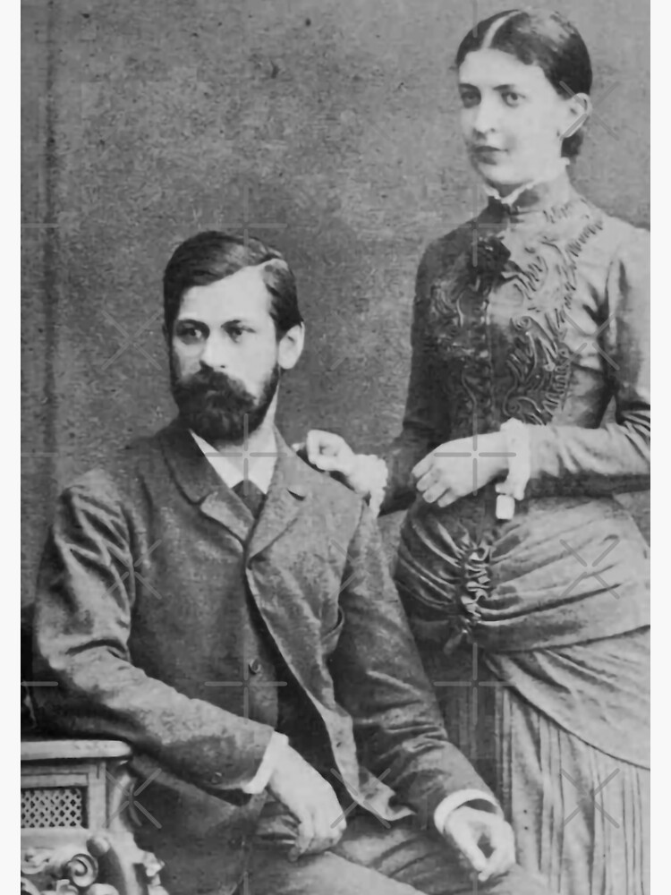 "Sigmund Freud with his wife Martha" Art Print for Sale by frlipe Redbubble