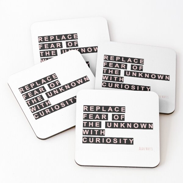 Item preview, Replace Fear of the Unknown with Curiosity A.W. designed and sold by BlazedBlessed.