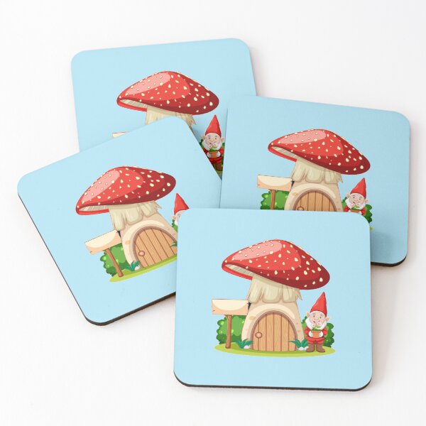 Item preview, Gnomes ,Mushroom House,Cartoon designed and sold by CartoonTshirtD.