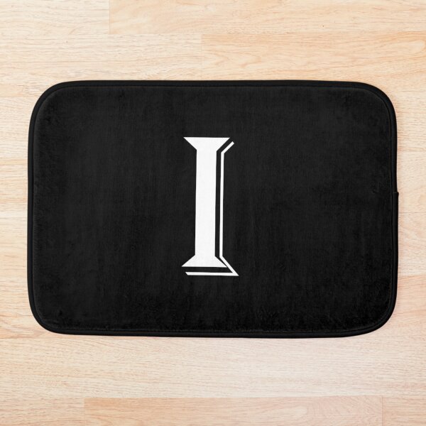 Item preview, White Algerian letter I on black  designed and sold by Alphabetss.
