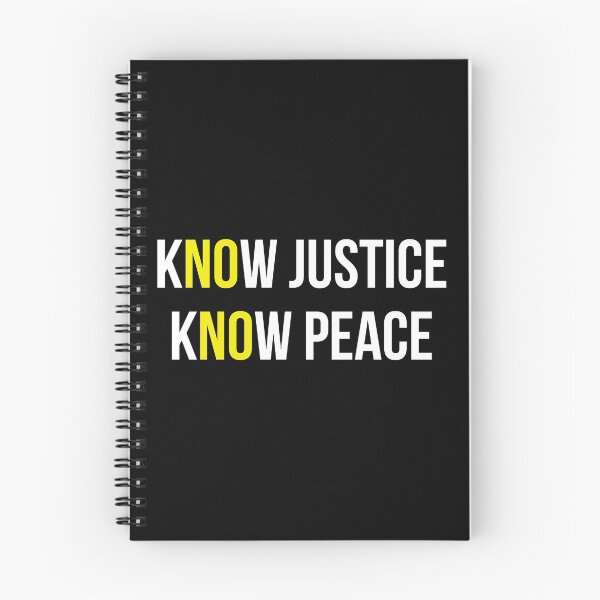 Item preview, KNOW JUSTICE KNOW PEACE designed and sold by GoldenDov.