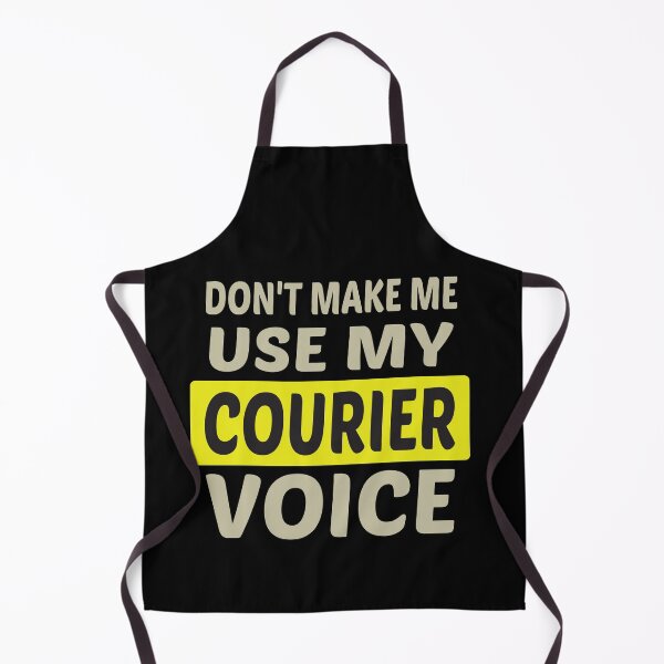 Item preview, Don't Make Me Use My Courier Voice, Cute Funny Gift Idea For Couriers designed and sold by awesomedraw.