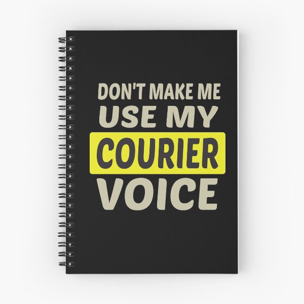 Item preview, Don't Make Me Use My Courier Voice, Cute Funny Gift Idea For Couriers designed and sold by awesomedraw.