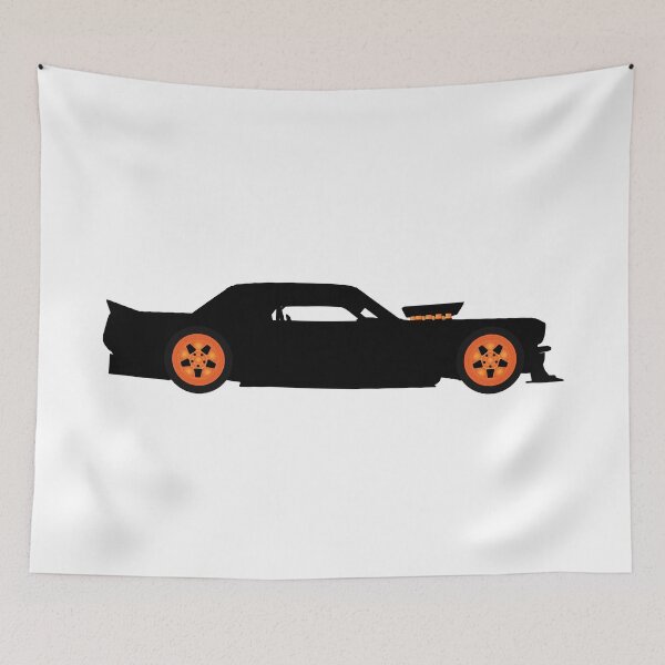 Item preview, Ken Block Rally and Rallycross Driver Drift Car 1965 Ford Mustang Hoonicorn RTR Hot Rod graphic illustration  designed and sold by Marcin Adrian.