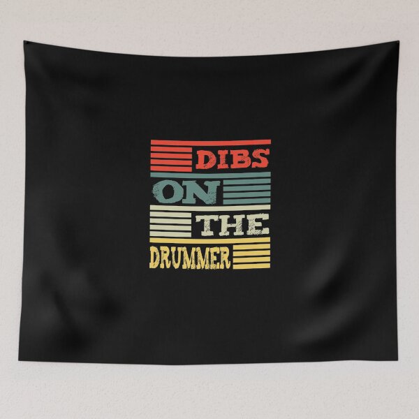 Item preview, Dibs On The Drummer Funny Drummer Gift designed and sold by Chamssou.
