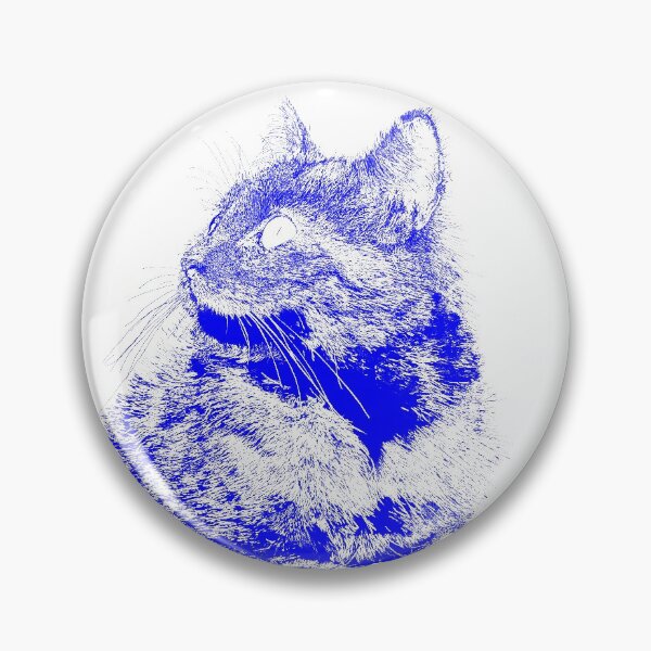 Item preview, Fluffy, drawing blue designed and sold by dnparker.
