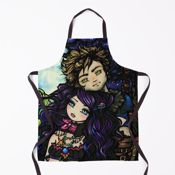 Item preview, Mermaid and Human in Love Night Scene Fantasy Art designed and sold by hannahlynnart.