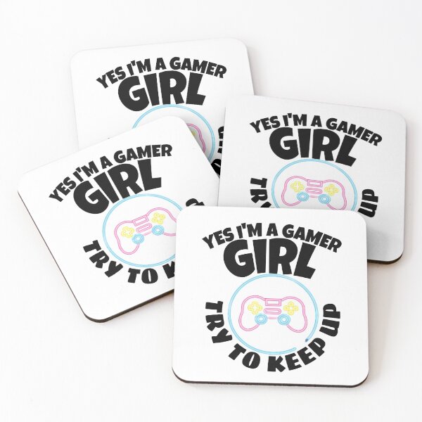 Item preview, YES I'M A GAMER GIRL TRY TO KEEP UP, FUNNY GIFT FOR GAMER GIRLS designed and sold by ASsi-Eve.
