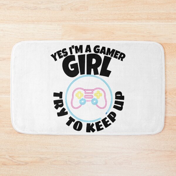 Item preview, YES I'M A GAMER GIRL TRY TO KEEP UP, FUNNY GIFT FOR GAMER GIRLS designed and sold by ASsi-Eve.