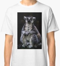 Portrait Of A Ring Tailed Lemur Classic T-Shirt