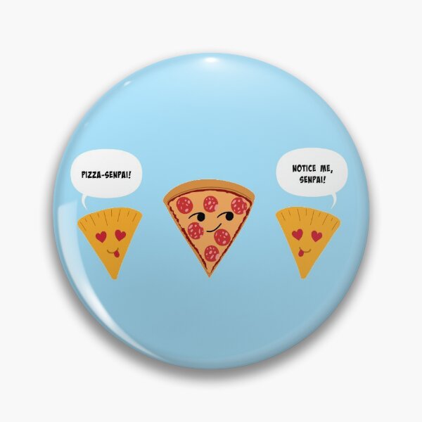 Artikelvorschau, Pizza ist mein Valentinstag Beachten Sie mich Senpai Funny Comic entworfen und verkauft von MoonCreat.