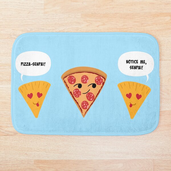 Aperçu de l'œuvre Pizza est ma Saint-Valentin, remarquez-moi Senpai Funny Comic créée et vendue par MoonCreat.