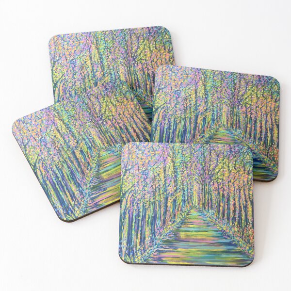 Item preview, Bright Abstract Forest designed and sold by Merlinsmates.