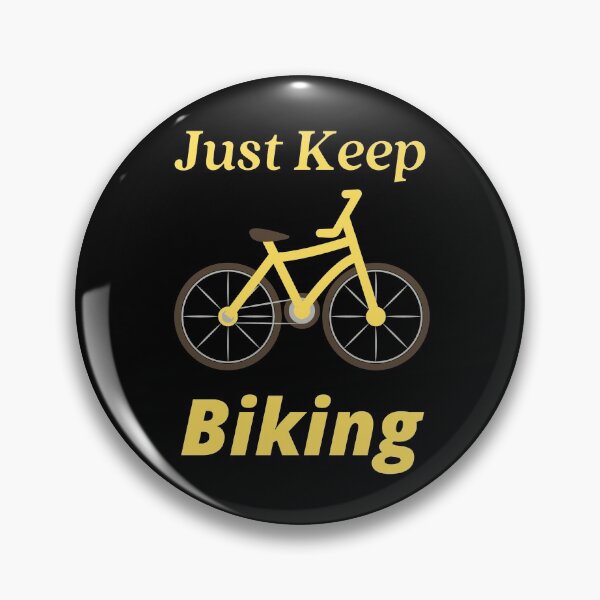 Item preview, Just Keep Biking (Yellow) designed and sold by palaco210.
