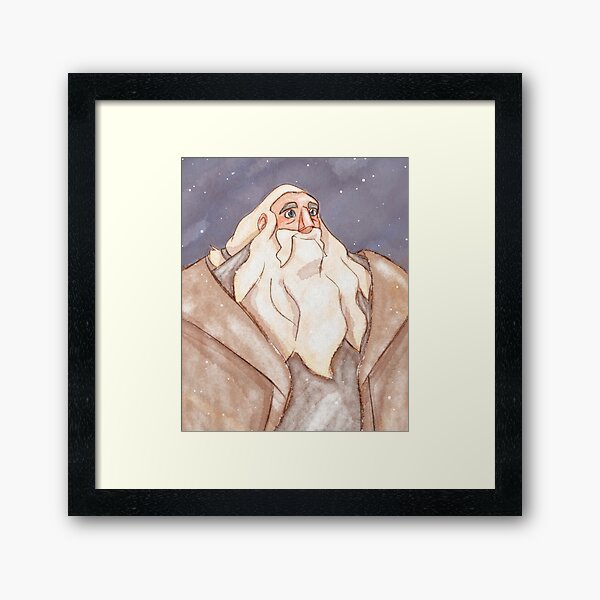 Item preview, Klaus Watercolor Portrait designed and sold by Imaplatypus.
