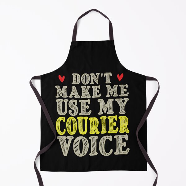 Item preview, Don't Make Me Use My Courier Voice, Cute Funny Gift Idea For Couriers designed and sold by awesomedraw.