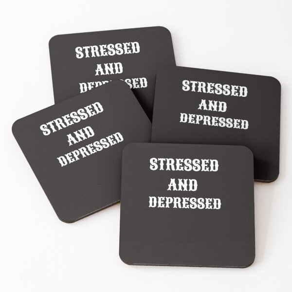 Item preview, STRESSED AND DEPRESSED designed and sold by GILLES VAZIRI.