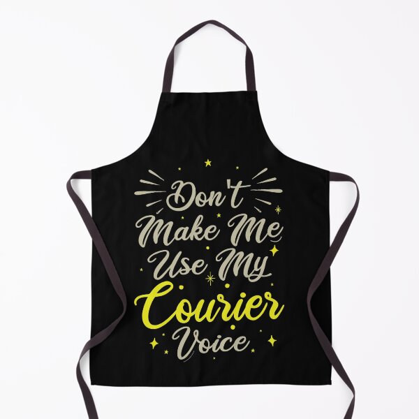 Item preview, Don't Make Me Use My Courier Voice, Cute Funny Gift Idea For Couriers designed and sold by awesomedraw.