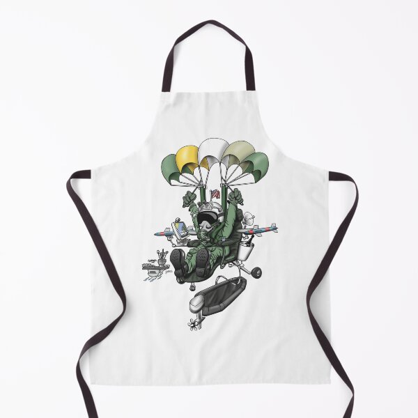 Item preview, Naval Aviation Life Support Systems (ALSS) Parachute Rigger Cartoon designed and sold by hobrath.