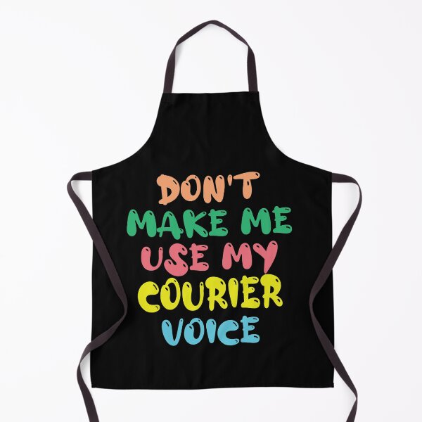 Item preview, Don't Make Me Use My Courier Voice, Cute Funny Gift Idea For Couriers designed and sold by awesomedraw.