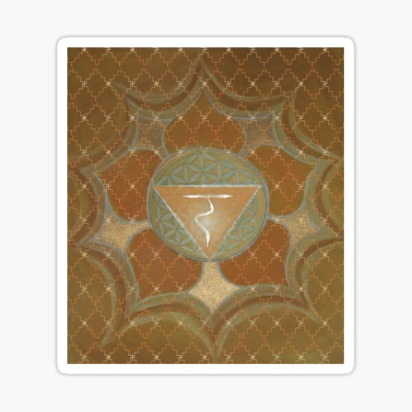 Solar Plexus Chakra Manipura Sticker