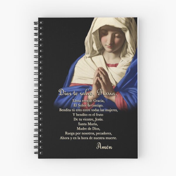 Item preview, Hail Mary in Spanish designed and sold by ArmorOfGodStore.