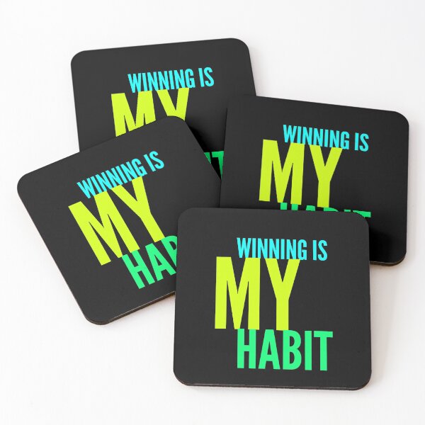 Item preview, Winning is my habit designed and sold by Fit & Fun  Gallery.