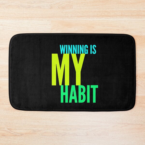 Item preview, Winning is my habit designed and sold by Fit & Fun  Gallery.