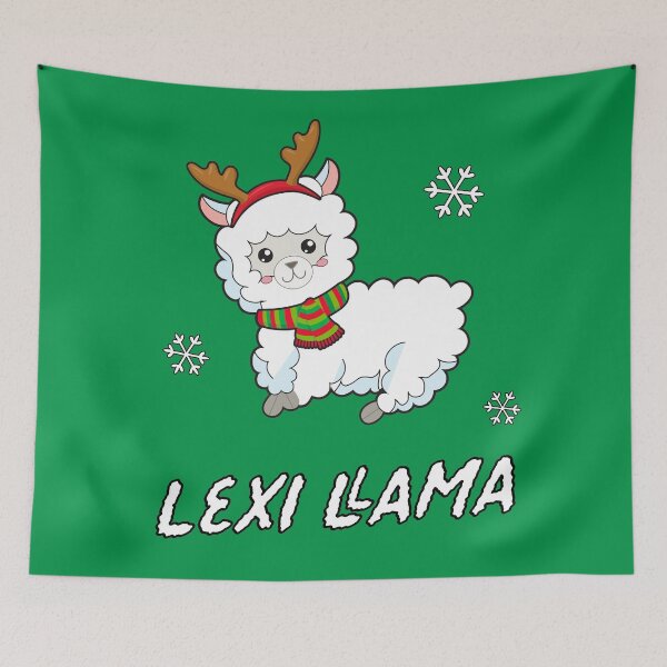 Item preview, Lexi Llama Xmas designed and sold by MAZAX.