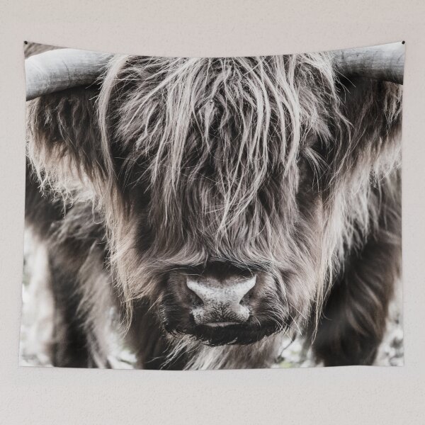 Item preview, Scottish Highland cow designed and sold by Melissa Peltenburg.