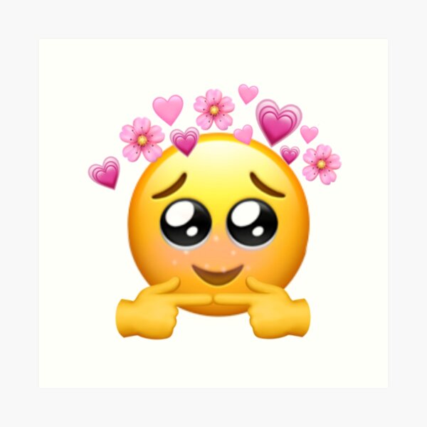 Emoji Love Wall Art Redbubble Emoji Love Wall Art Redbubble