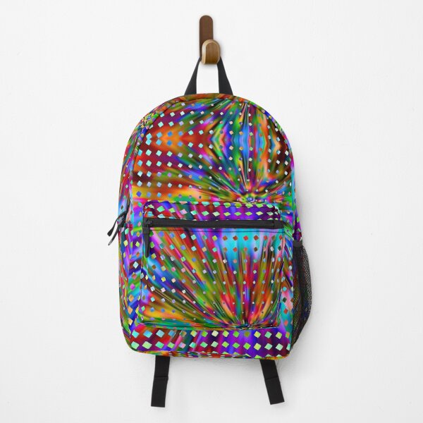 Trippy Pattern Backpack