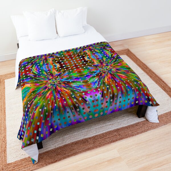 Trippy Pattern Comforter