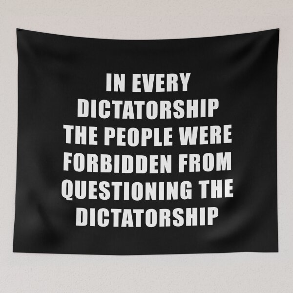 Item preview, Dictatorship, Tyranny Censorship designed and sold by ArtOfRebellion.