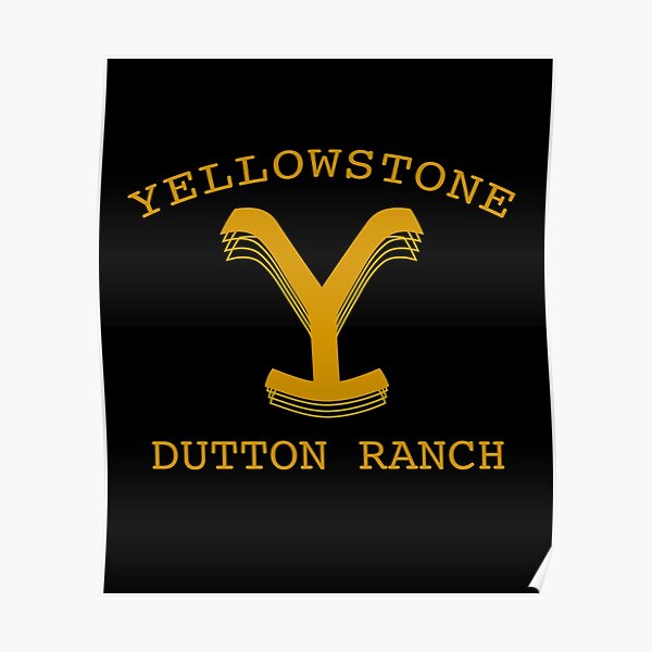 Yellowstone Dutton Ranch Posters Redbubble