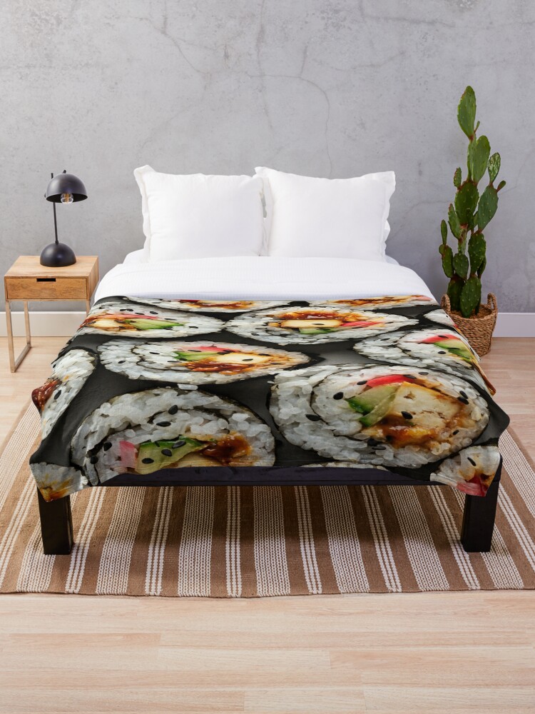 sushi blanket and pillow