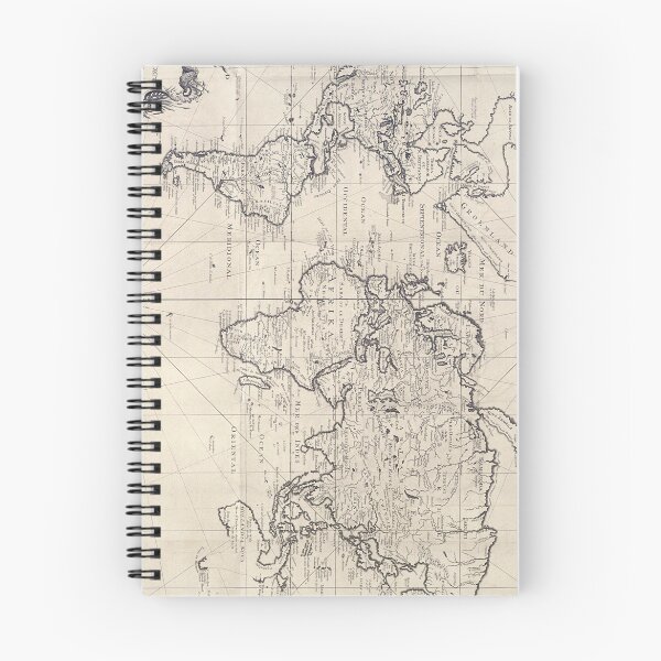 Item preview, Vintage Map of The World (1750) designed and sold by BravuraMedia.