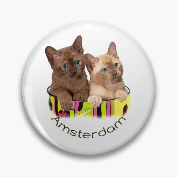 Item preview, amsterdam skyline cat designed and sold by Tourtite.