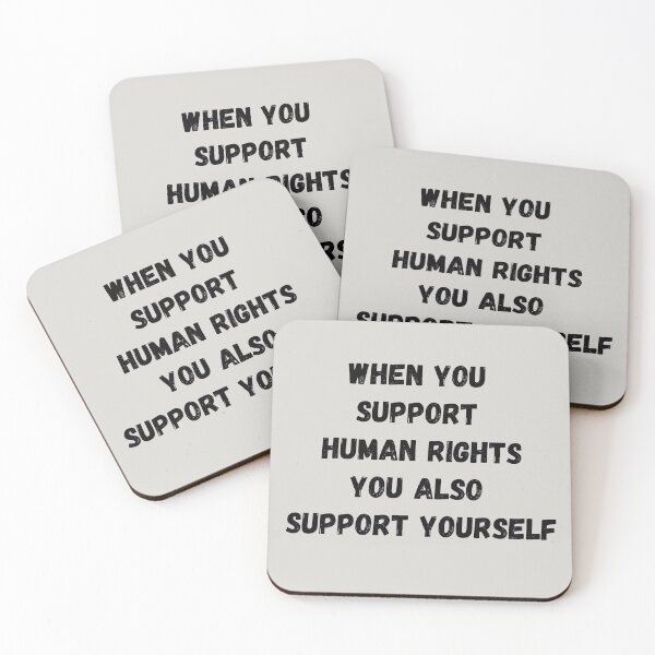 Item preview, when you support human rights, you also support yourself designed and sold by coloronym.