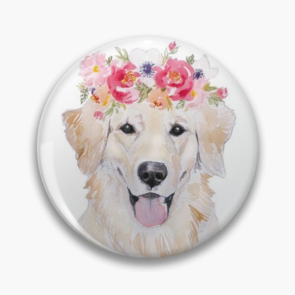 Item preview, Labrador Retriever dog with flowers pet puppy cute sweet dogs designed and sold by Coolstuff4you71.