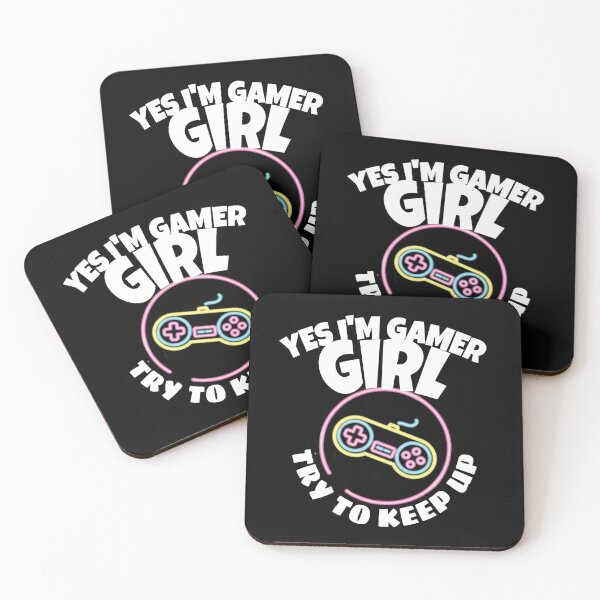 Item preview, YES I'M A GAMER GIRL TRY TO KEEP UP, FUNNY GIFT FOR GAMER GIRLS designed and sold by ASsi-Eve.