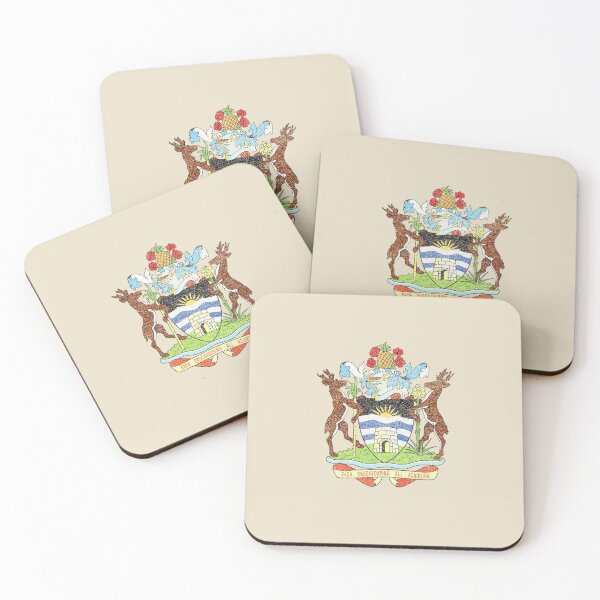 Item preview, The Coat of Arms of Antigua and Barbuda, distressed  designed and sold by webdango.