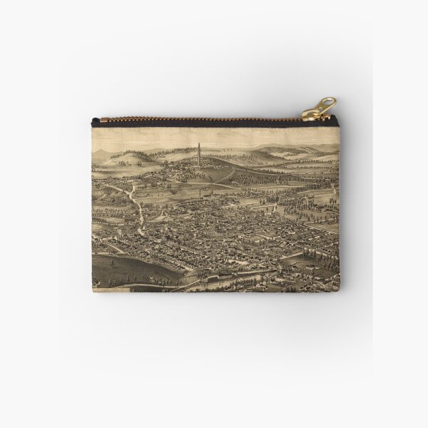 Item preview, Vintage Pictorial Map of Bennington Vermont (1887) designed and sold by BravuraMedia.