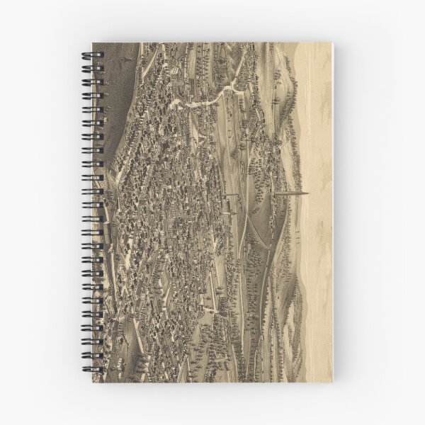 Item preview, Vintage Pictorial Map of Bennington Vermont (1887) designed and sold by BravuraMedia.