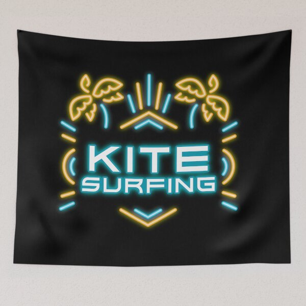 Item preview, Kitesurfing Neon Style designed and sold by joabaj.