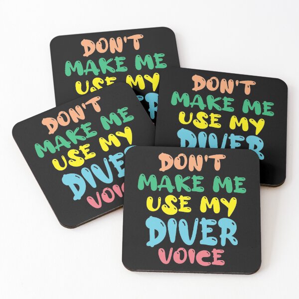Item preview, Don't Make Me Use My Diver Voice, Cute Funny Gift Idea For Divers designed and sold by awesomedraw.
