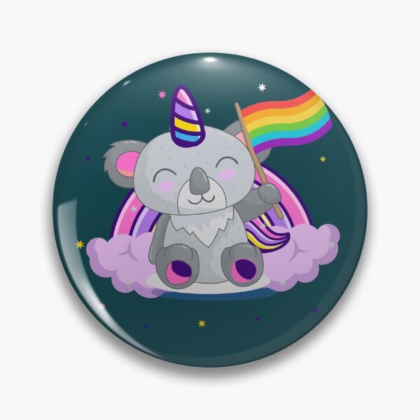 Item preview, Koala-unicorn celebrate LGBT love is love day gift - Koalacorn digital illustration designed and sold by OMCreative.
