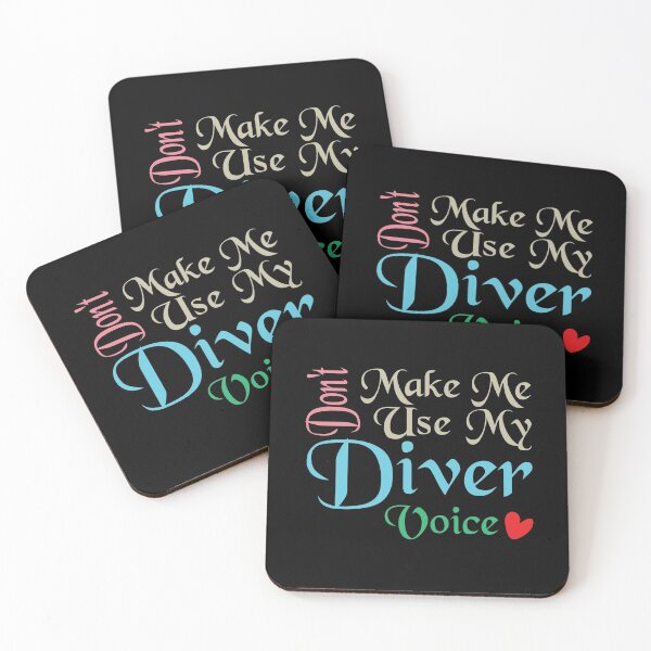 Item preview, Don't Make Me Use My Diver Voice, Cute Funny Gift Idea For Divers designed and sold by awesomedraw.